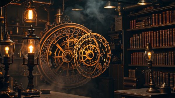 Exploring modern creativity inspired by vintage steampunk visions